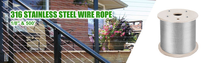 cable del acero inoxidable