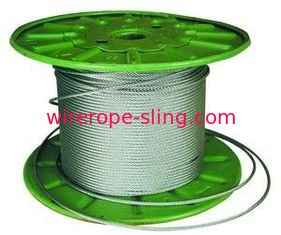 Cable de los aviones de la estructura compacta estándar 7 x de las BS de 500 pies de longitud construcción 19
