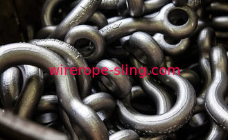 El acero inoxidable sometido a un tratamiento térmico Shackles el tipo acero del perno G2130 de carbono forjado
