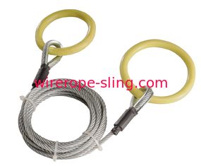 Cable de registración del ahogador de la toba volcánica de la madera, honda TMW - 38 del ojo del dedal con el anillo de la remolque