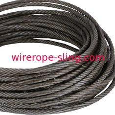 Cuerda de alambre de la base de la fibra de 30 M, cable de alambre de acero con el uno mismo que cierra los ganchos del eslabón giratorio