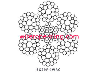 Cable de acero galvanizado o no galvanizado 6x29fi