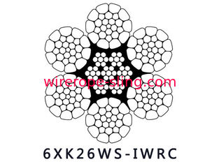 Cable de acero 6 x k26ws con hebras compactadas