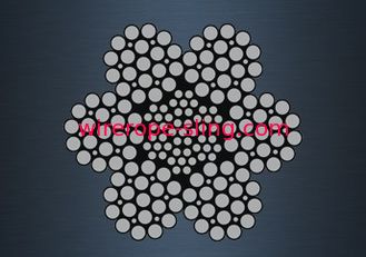 alta dureza galvanizada llenador del cable de acero trenzado 6x19 para las líneas del taladro