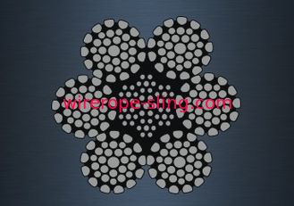 Estabilidad dimensional galvanizada vida de cansancio larga de la cuerda de alambre para virar de bordo cuerdas