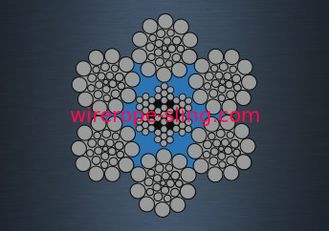 Resistencia superior flexible del cansancio de la cuerda de alambre de la grúa con vida de servicio larga