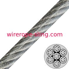 El cable flexible del grado de los aviones, vinilo cubrió factor de seguridad grande del cable