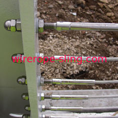 El hardware de acero comercial del cable, perno prisionero de la cuerda de alambre roscó el acero inoxidable de 316 grados