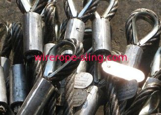Cuerda de alambre empalmado mecánico Sling Soft Loop pierna única con dedal dedal