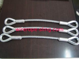 Cuerda de alambre empalmado mecánico Sling Soft Loop pierna única con dedal dedal