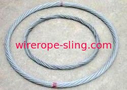 Eslingas de cable de acero de bucle suave Mano empalmada Din Bs Jis Astm Estándar