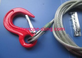 Honda pesada del ahogador de la cuerda de alambre del Portable 9.5m m galvanizada cubierta para el barco de carga