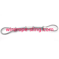 cuerda y honda de alambre de acero de Whipcheck de la manguera de 3.2m m con las virolas de aluminio