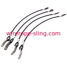 sola honda de la cuerda de alambre de la pierna del acero inoxidable 7*7 316, hondas que aparejan con la etiqueta inoxidable