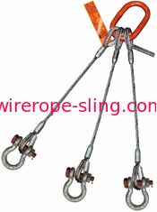 1" 3 - dedal de la honda de la cuerda de alambre de la pierna para empernar eslabón de unión oblongo del grillo de ancla