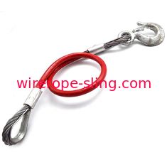 La seguridad durable de la honda de la cuerda de alambre de acero presionó la cuerda de alambre de elevación del coche de la grúa de la remolque del cable de alambre