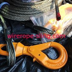 Diversos tipos de la grúa del cable de alambre de la honda de acero de alta resistencia de la cuerda que levantan las hondas del cable