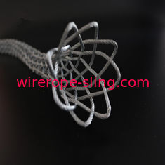 Caliente - cable de fricción galvanizado sumergido de la malla de la honda de la cuerda de alambre de acero que tira del apretón