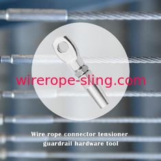 Hondas terminales de la cuerda de alambre de acero inoxidable del ojo de Swageless