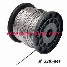 1/16 cuerda de alambre de acero inoxidable 7x7 de los 328FT