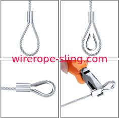 Tensor del alambre del torniquete cuerda de alambre de 2m m x 50 pies con la capa del Pvc