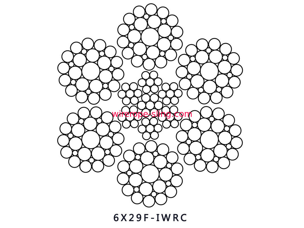 Cable de acero galvanizado o no galvanizado 6x29fi