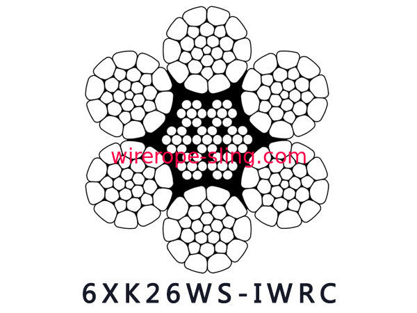 Cable de acero 6 x k26ws con hebras compactadas