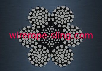 Estabilidad dimensional galvanizada vida de cansancio larga de la cuerda de alambre para virar de bordo cuerdas