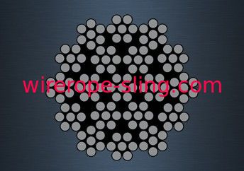 Cuerda de alambre costera de la grúa, estabilidad dimensional de la cuerda resistente de la rotación