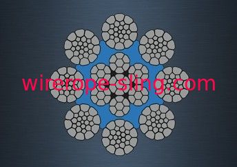 Cuerda de alambre de acero galvanizada condensada 8 X K31WS - EPIWRC (k) para grúa