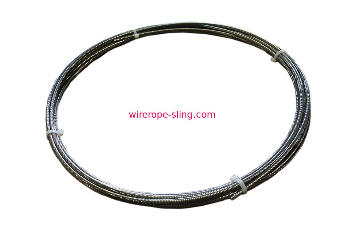 filamento 302/304 de la cuerda de alambre de acero inoxidable 1x19 para aparejar, alzar y Guying
