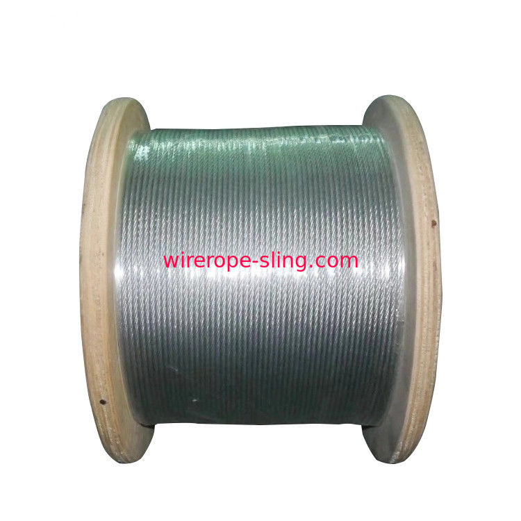 Artículo revestido galvanizado de la cuerda de alambre de acero del PVC para la decoración arquitectónica