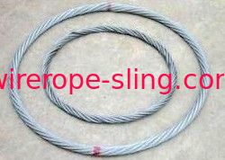 Eslingas de cable de acero de bucle suave Mano empalmada Din Bs Jis Astm Estándar