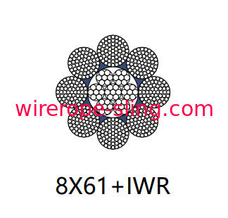 Cable de cuerda de acero de construcción Linear contacto resistente a la abrasión 20 mm - 120 mm