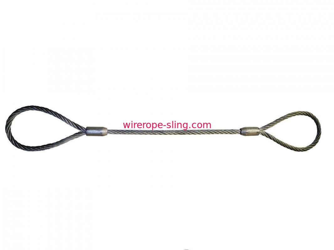 Honda 6x25 IWRC de la cuerda de alambre de la pierna de la pulgada del 1/2 la sola ojo de 3 pulgadas de longitud para observar el lazo flamenco termina