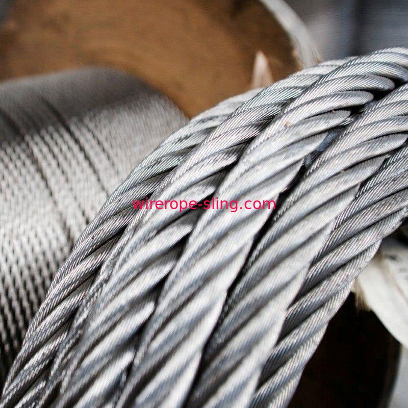 Cuerda de alambre extremadamente flexible de acero inoxidable de AISI 316 7x19 para el aparejo derecho
