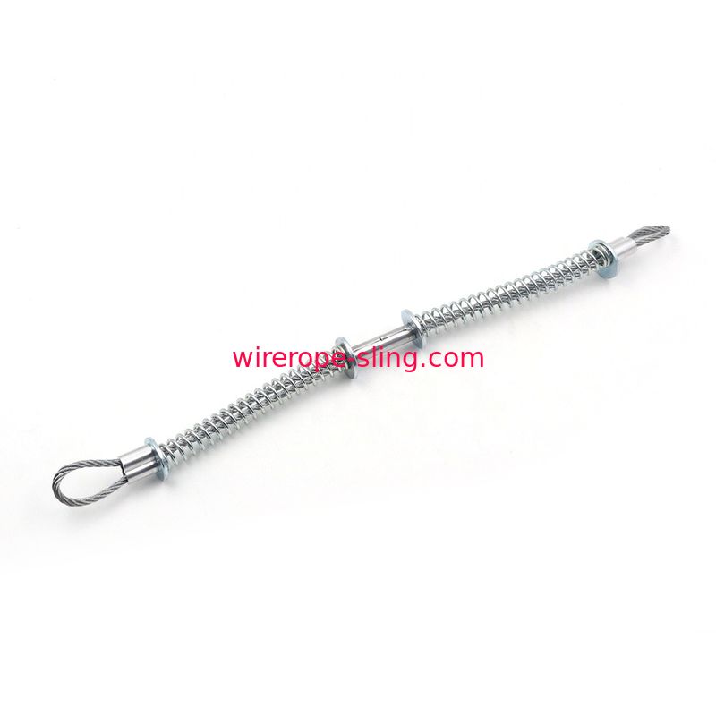 Asegure las hondas inoxidables de la cuerda de alambre del aparejo 3/8"” los controles del azote de la seguridad del taller *44