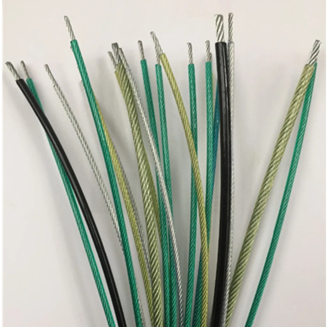 PVC - Pu nylon Coated Wire rope for flexible Wire rope, durable Quality, wholesale Price