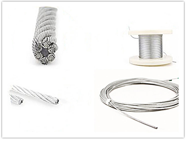 7 * 7 cable trenzado galvanizado de alta tensión de 1 Mm y 1,8 Mm