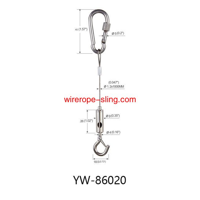 Sistema de suspensión ligera de placas insonorizadas de acero inoxidable yw86020