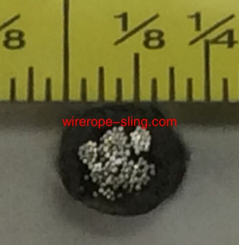 Alambre de acero recubierto de vinilo para cables de aeronaves 50 pies 1 / 8