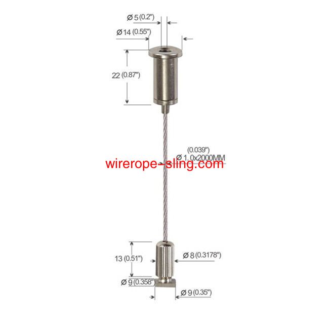 Hardware de iluminación equipo de suspensión de filamento lineal yw86005