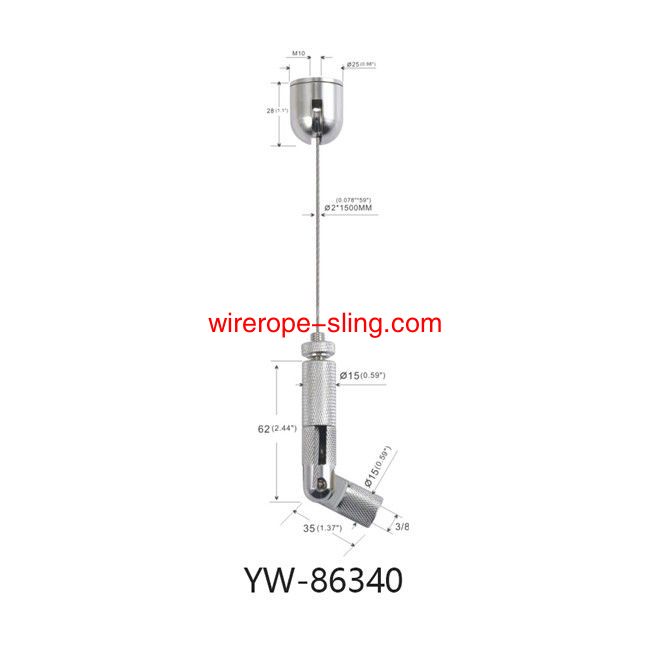 Conjunto de cables de cobre chapado en níquel con abrazadera ajustable yw86337