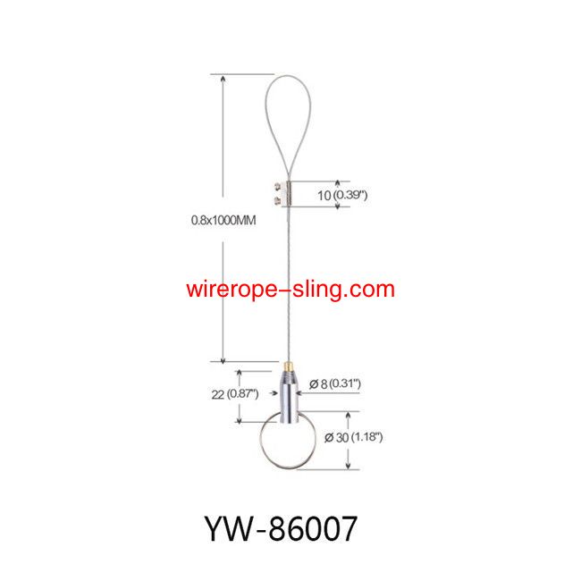 Hardware de iluminación equipo de suspensión de filamento lineal yw86005