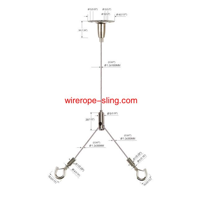 Lámpara de panel LED cable de techo Lámpara LED kit de suspensión de cobre y - 86033