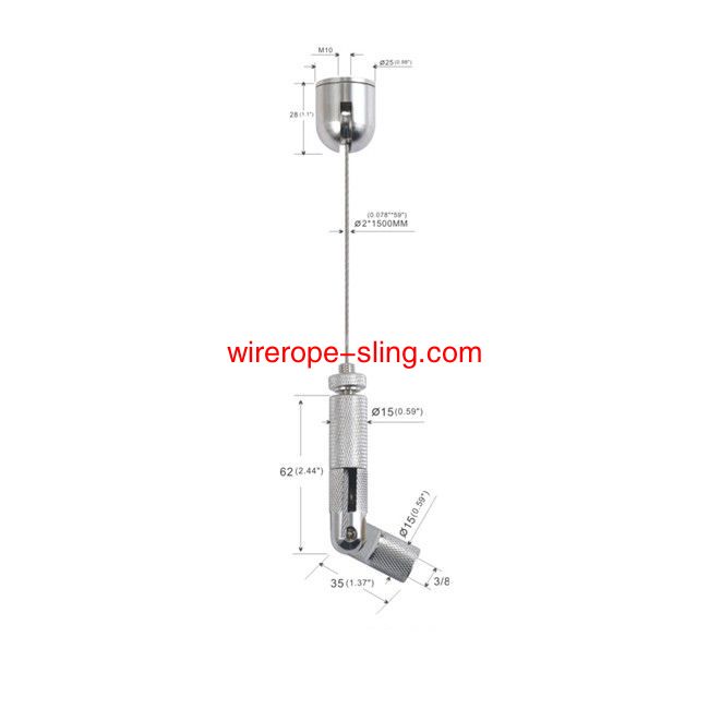 Soporte ajustable de banda de latón niquelado