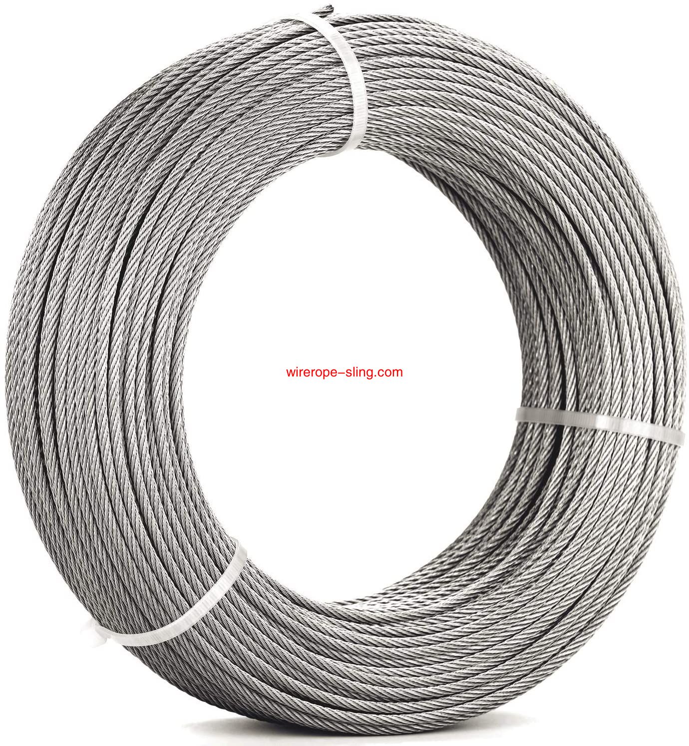 Cable de acero inoxidable de 1 / 8 para aeronaves, 7 x 7 200 pies t 316 clase marina