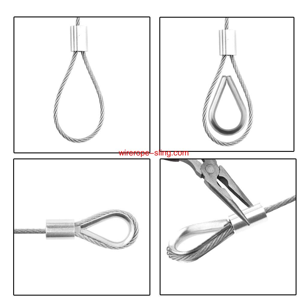 Cable de acero inoxidable de 1 / 16 